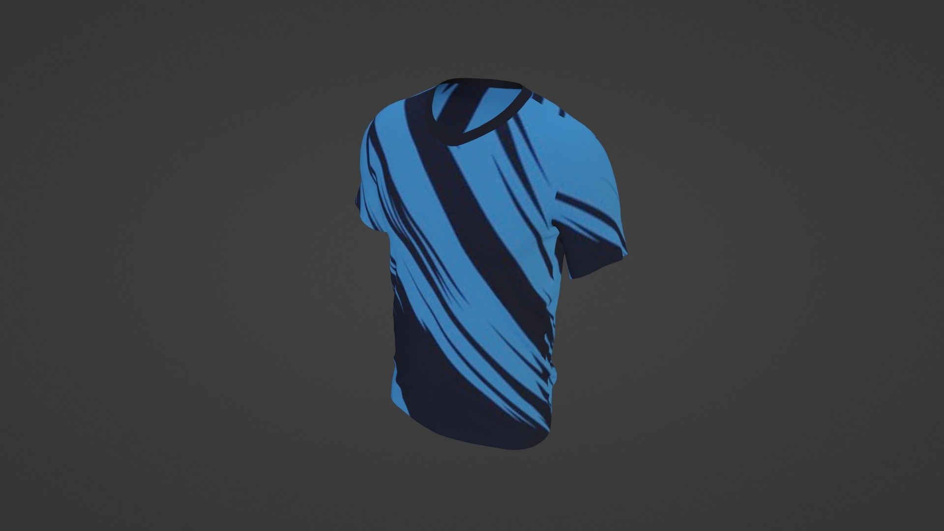 T-shirt Low-poly 3D model_2