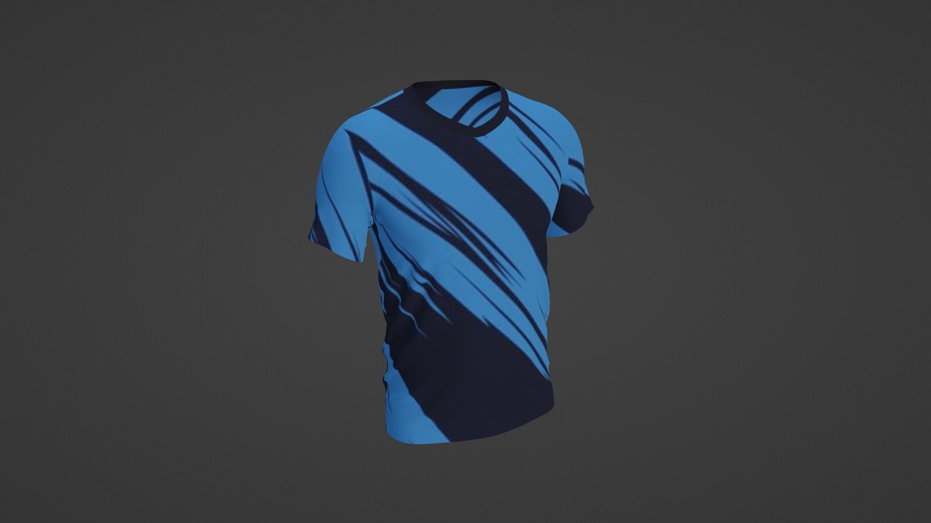 T-shirt Low-poly 3D model_1