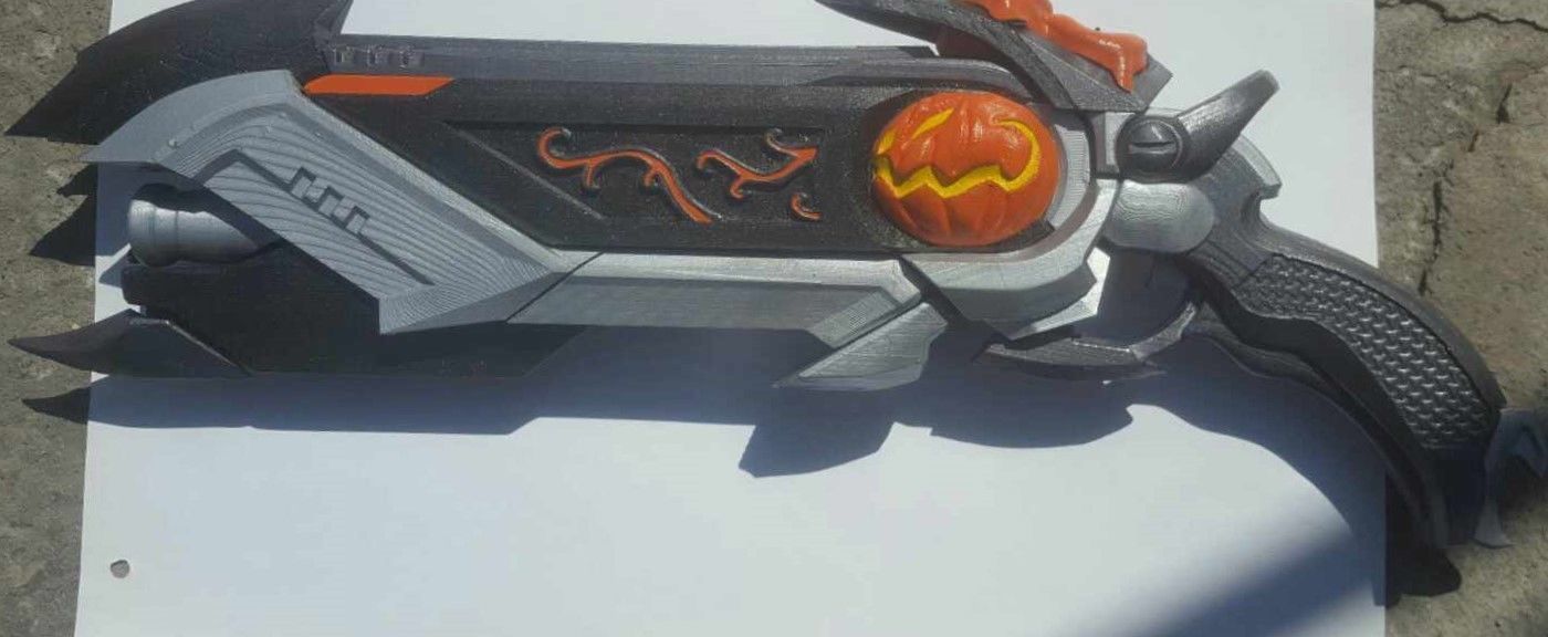 PUMPKINGUN REAPER ESCALA REAL 3D print model_1