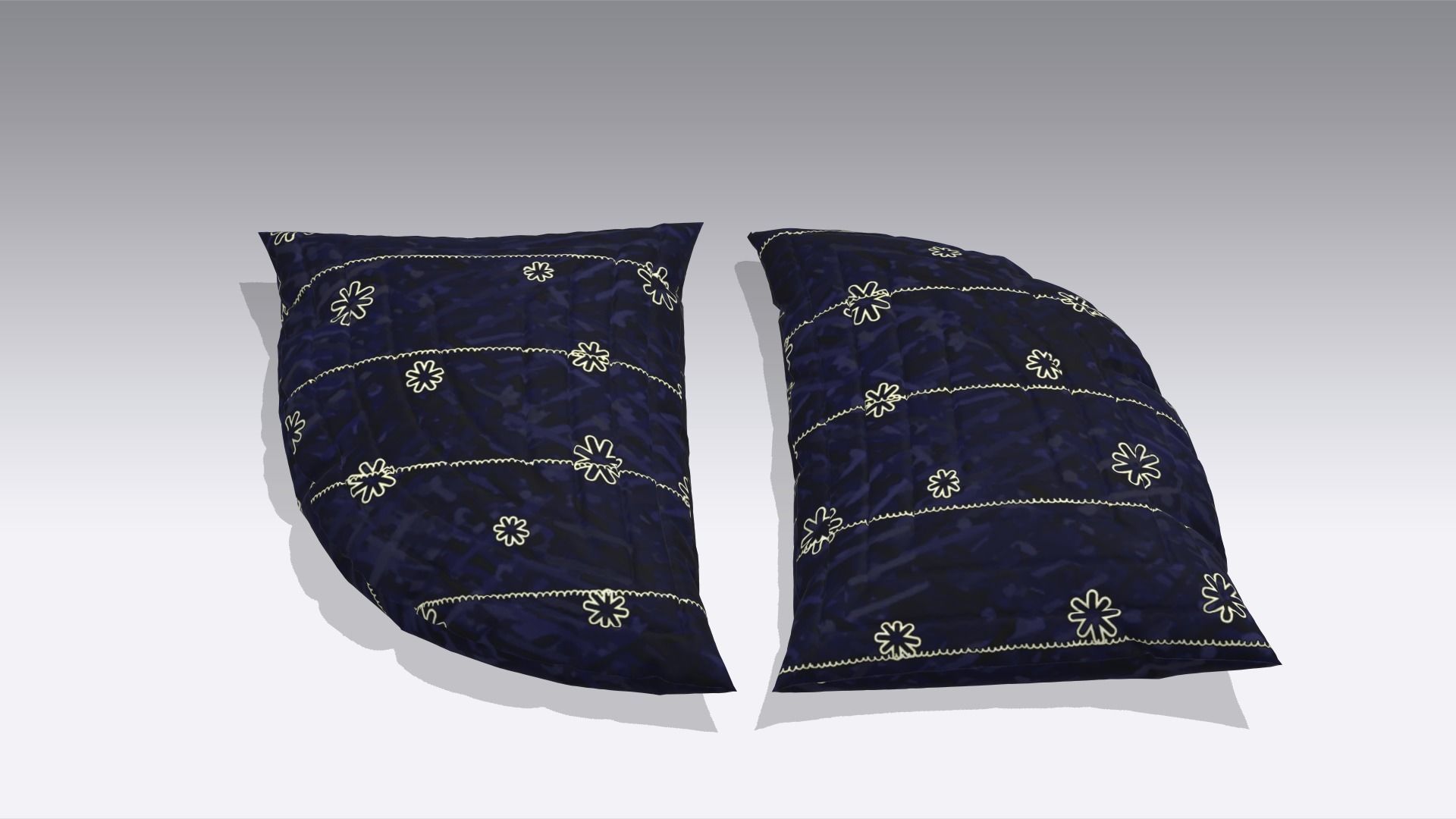 Pillow Low-poly 3D model_5