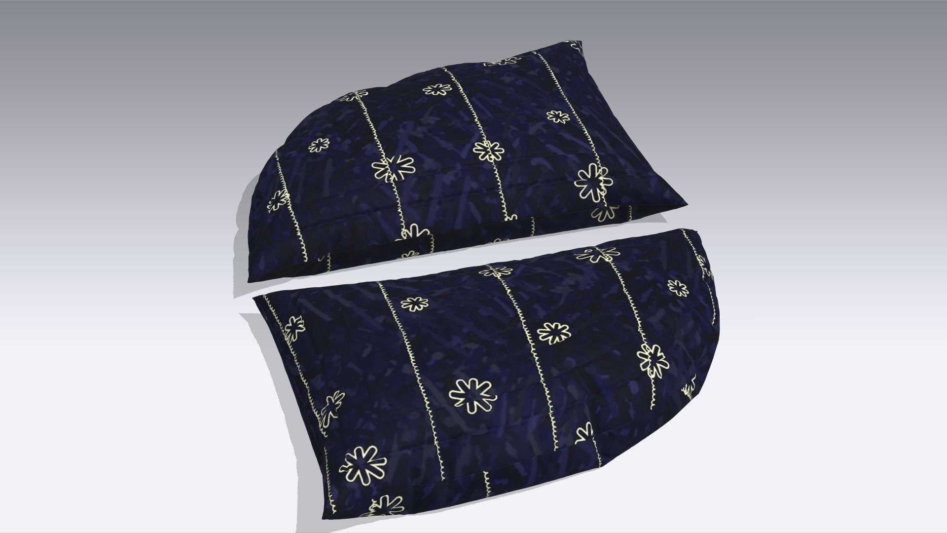 Pillow Low-poly 3D model_3