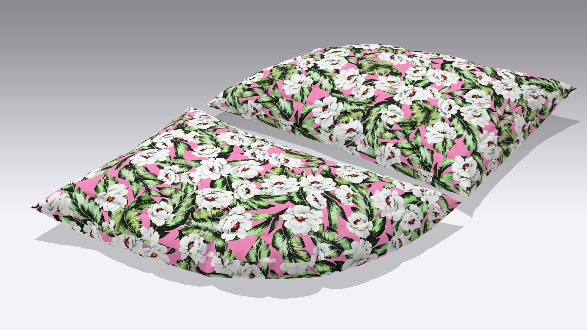 Pillow Low-poly 3D model_6