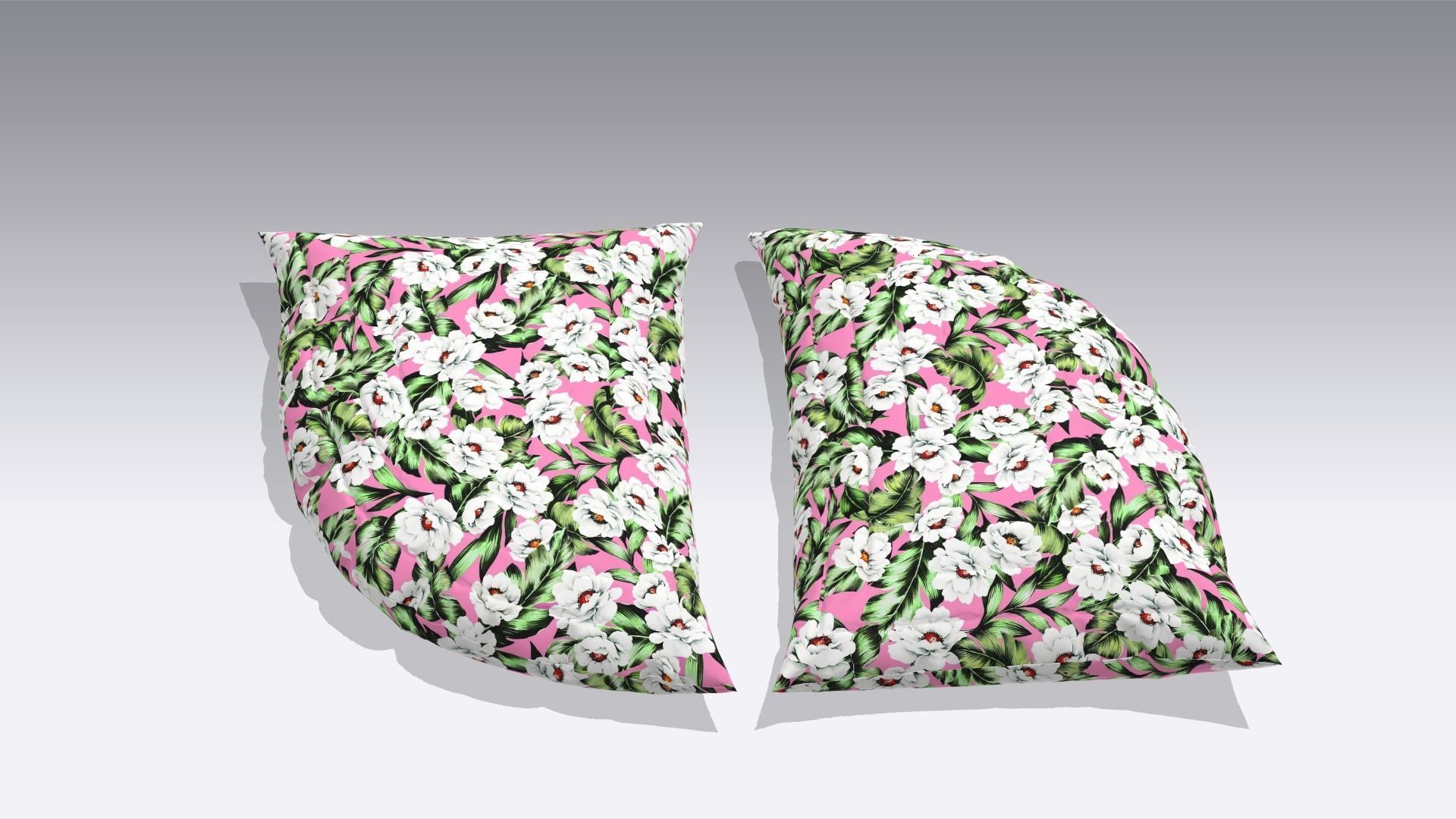Pillow Low-poly 3D model_5