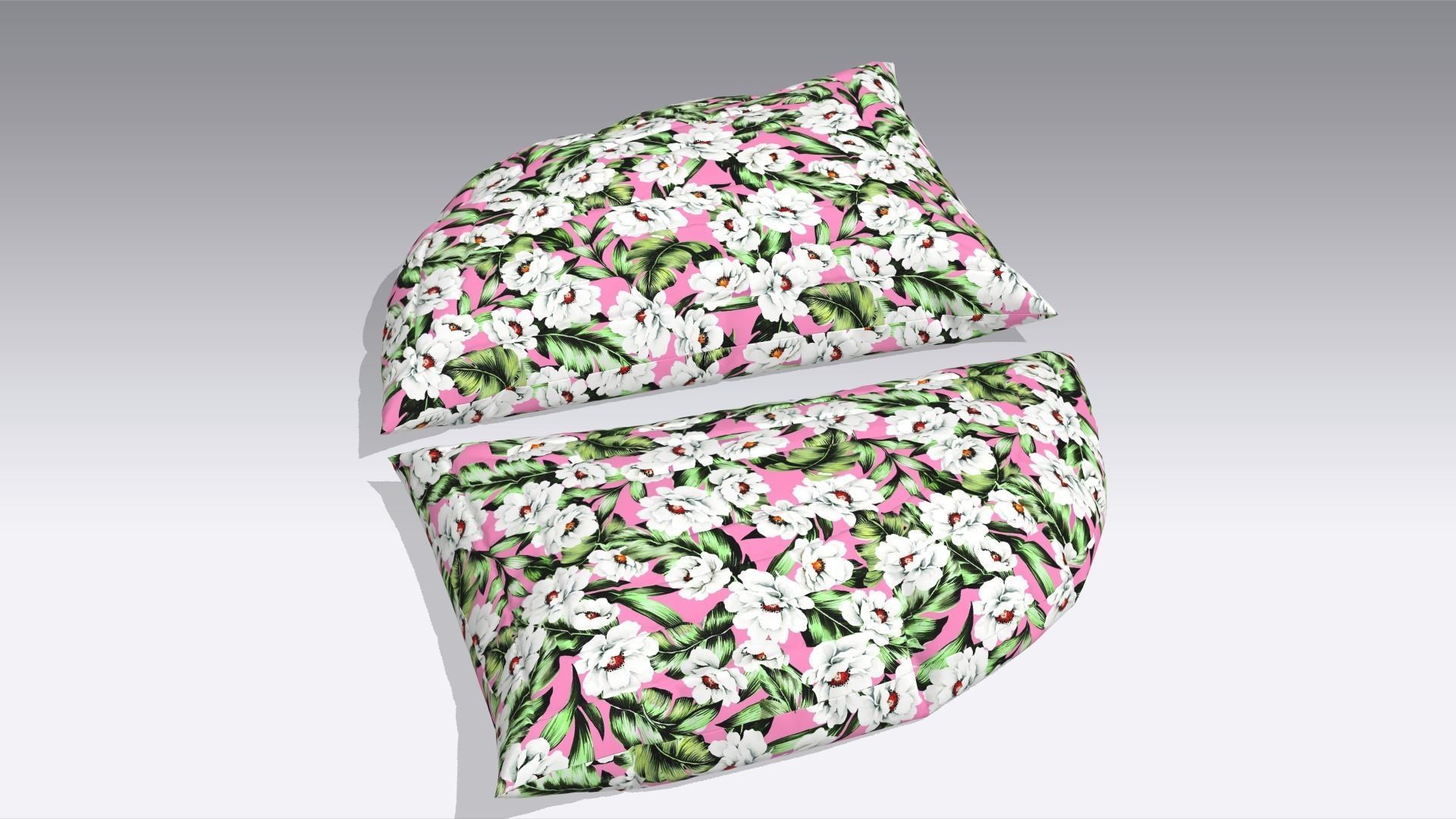 Pillow Low-poly 3D model_3