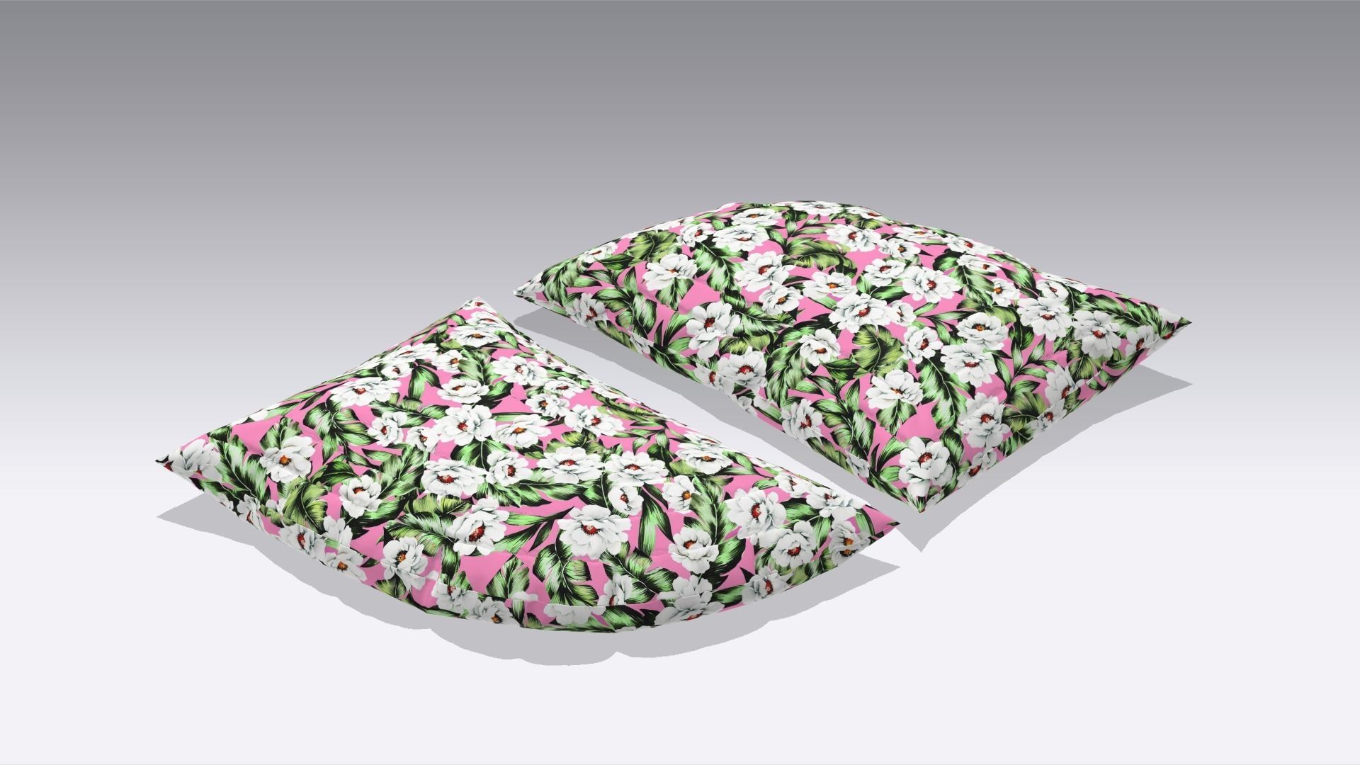 Pillow Low-poly 3D model_1