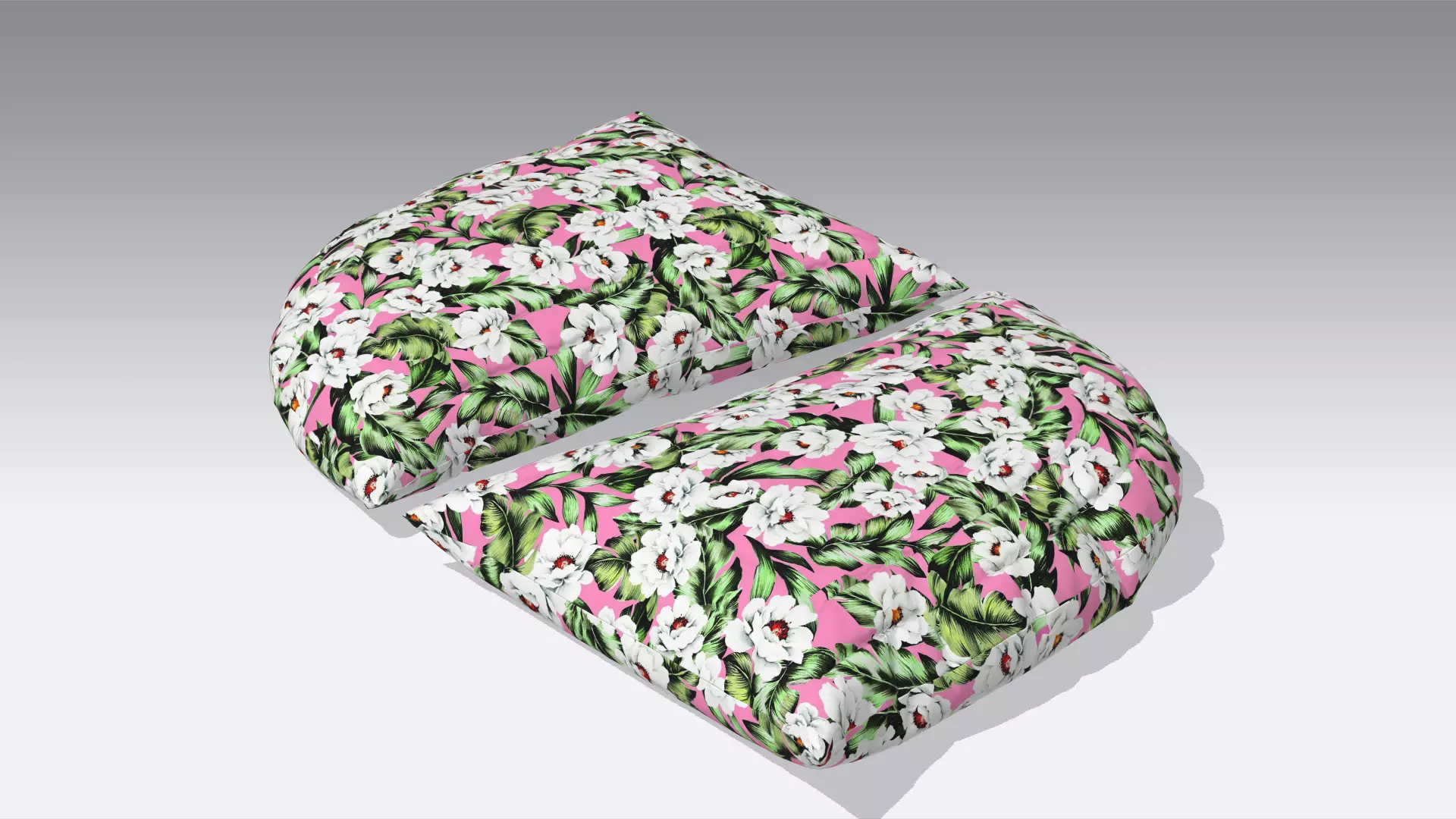 Pillow Low-poly 3D model_0