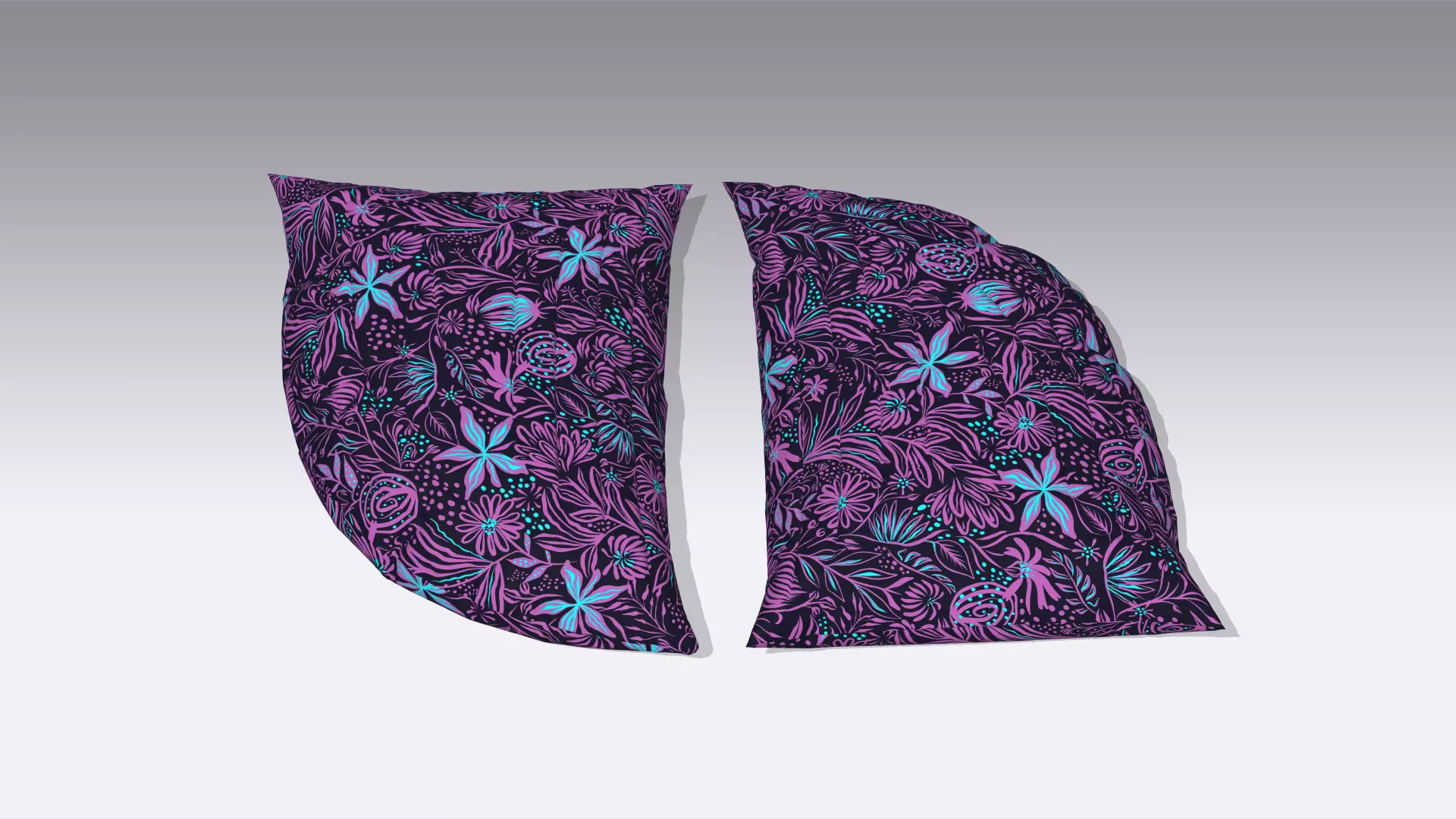 Pillow Low-poly 3D model_0