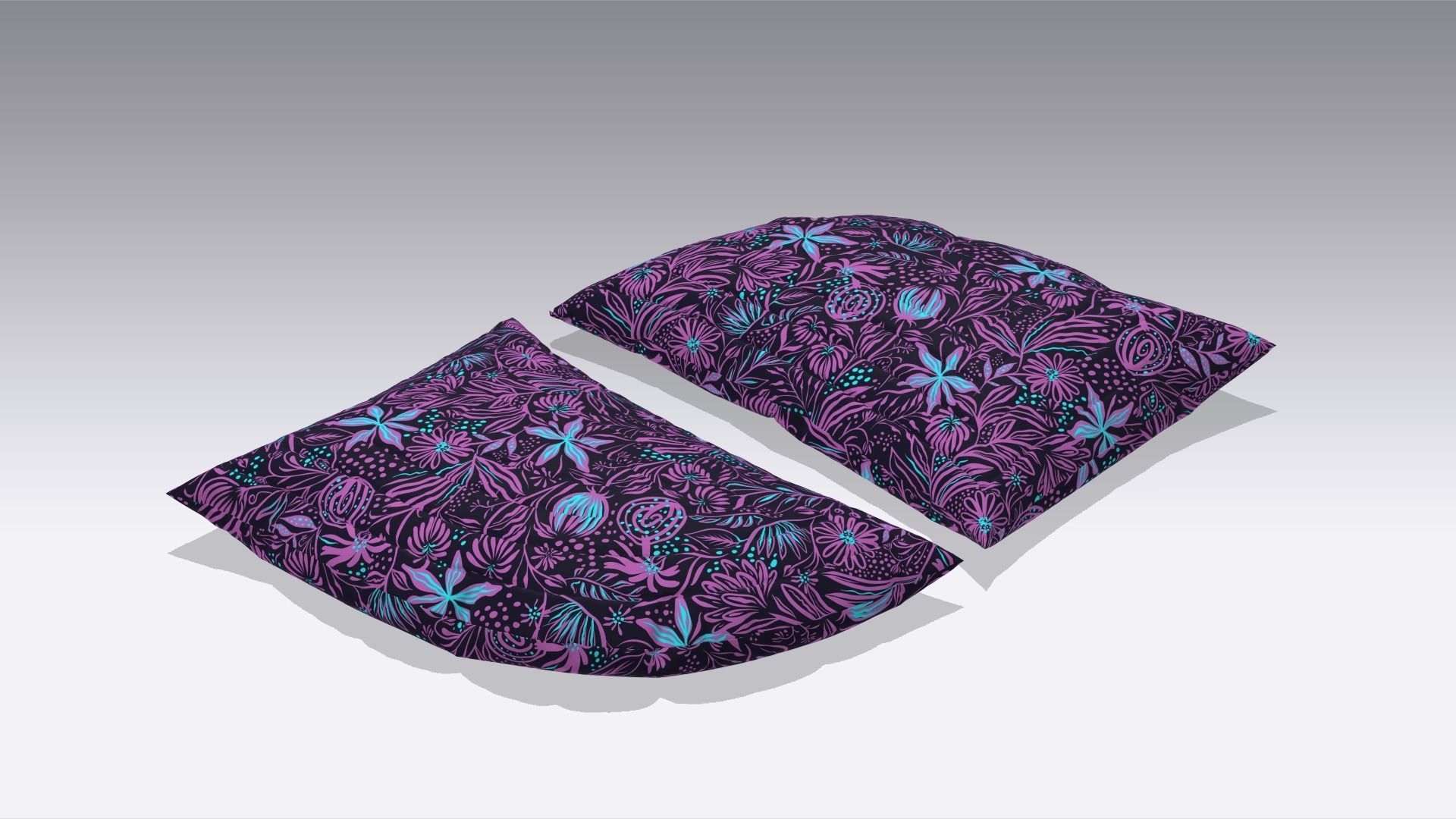 Pillow Low-poly 3D model_1