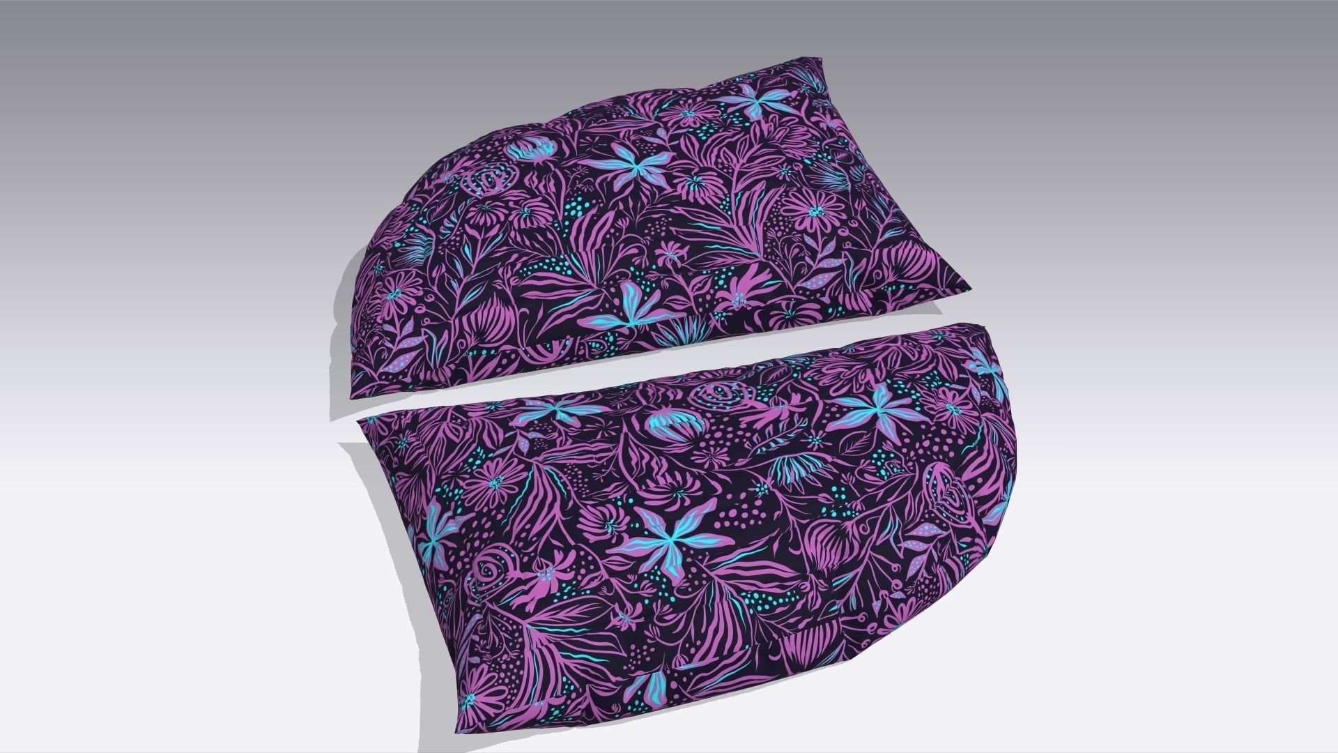 Pillow Low-poly 3D model_3