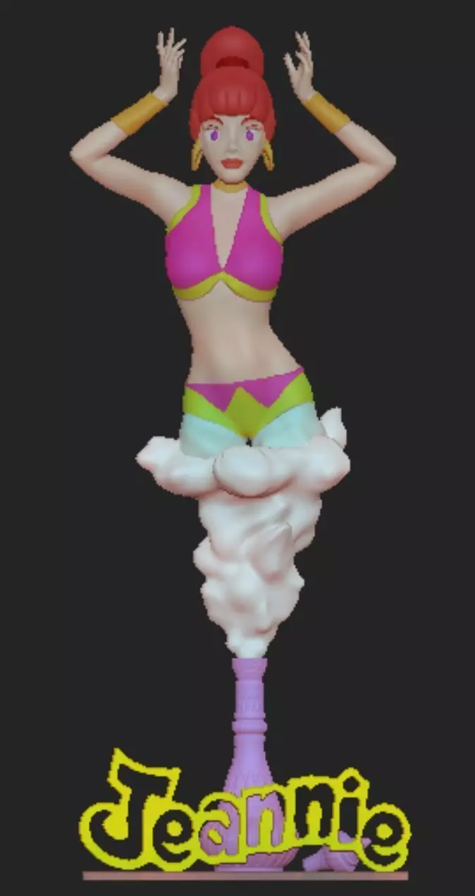 Jeannie 3D print model