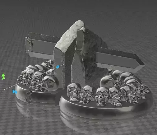 BERSERK DRAGON SLAYER BOOK END HEFESTO3D