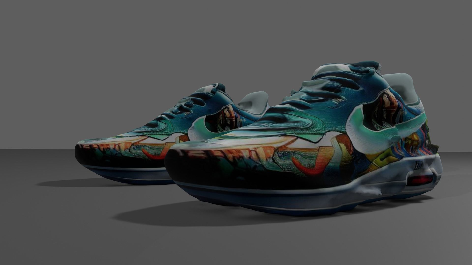 Running Shoes Free low-poly 3D model_3