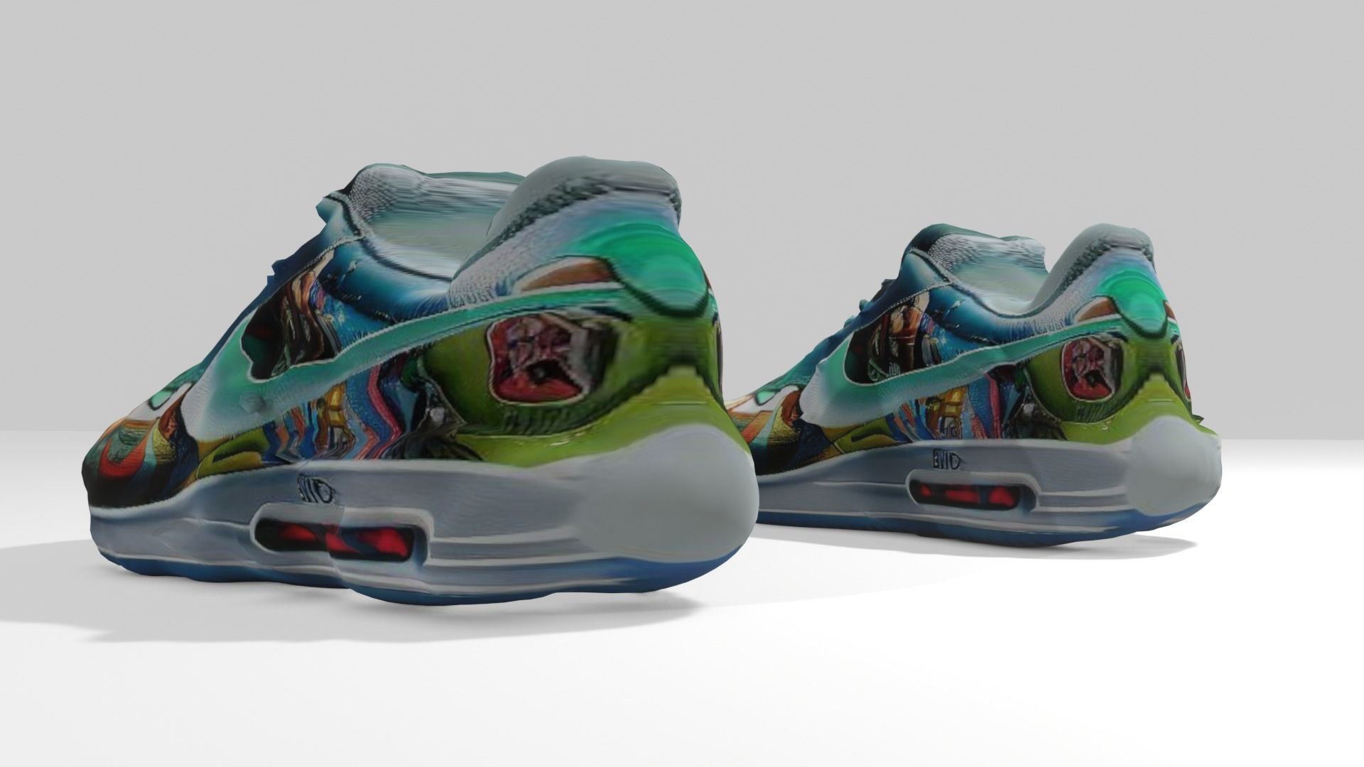 Running Shoes Free low-poly 3D model_1