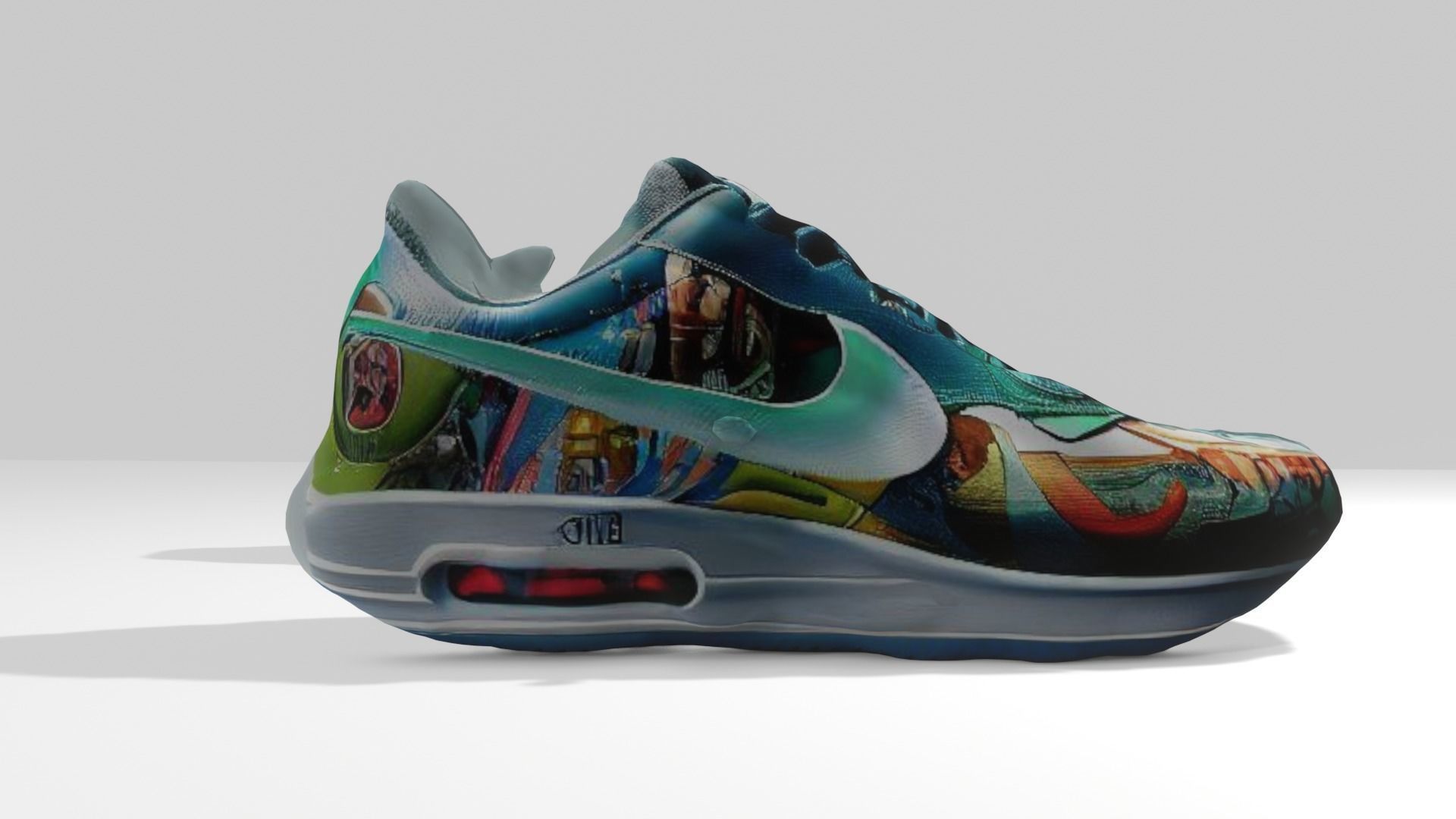 Running Shoes Free low-poly 3D model_2