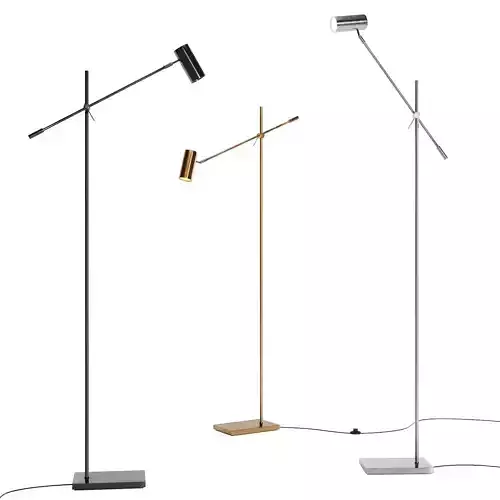 Flemings Dimmable LED Task Floor Lamp