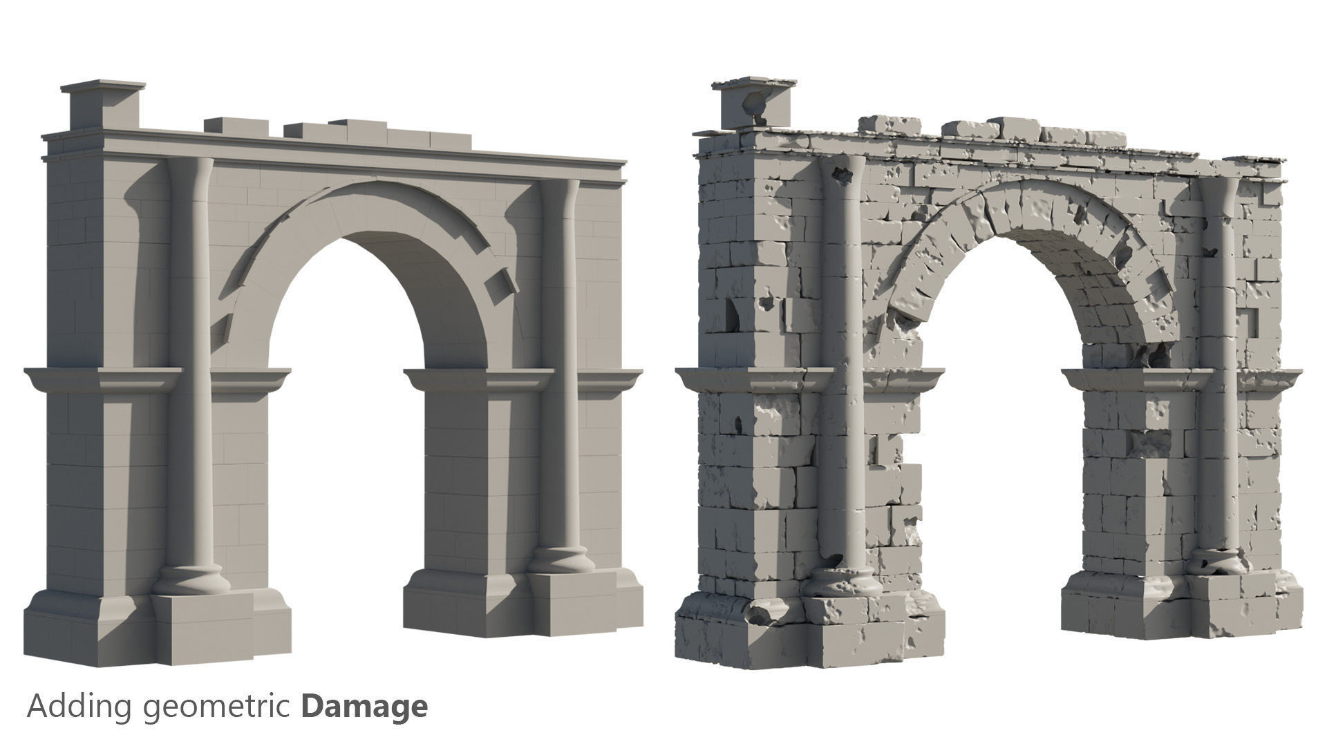 Real Damage - Blender Add-on Low-poly 3D model_3