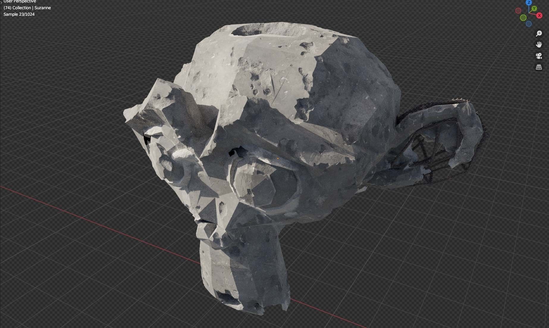 Real Damage - Blender Add-on Low-poly 3D model_8