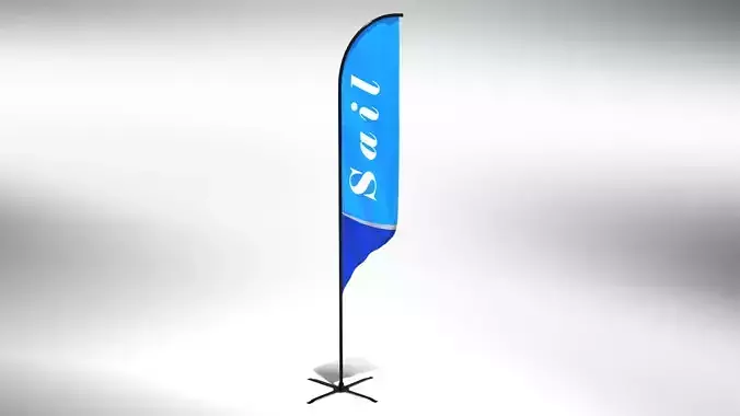 Sail Flag - Animated Exhibition Flag