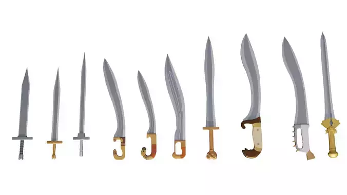 20 Cool Melee Weapons - Swords - From Common to Legendary