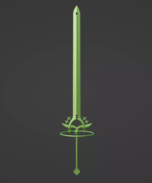 yunos sword black clover anime 3D model_0