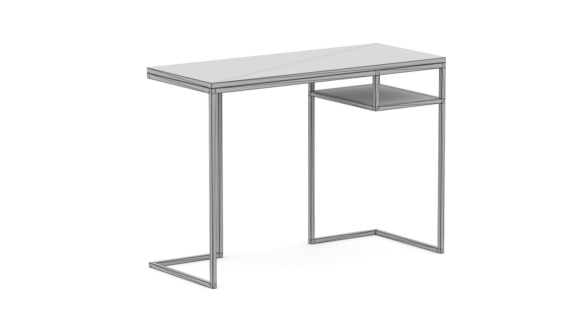 Loft Desk 3D model_5