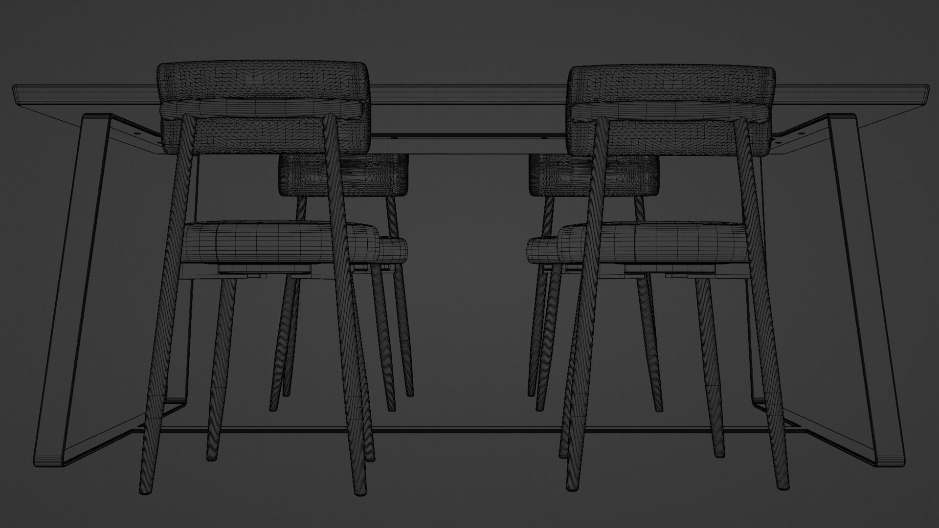 Y2 Dining Table 3D model_8