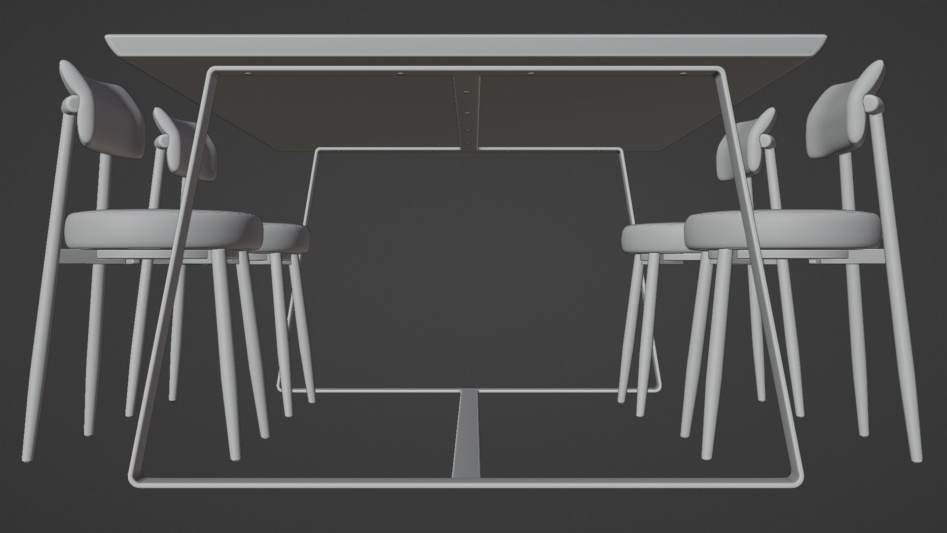 Y2 Dining Table 3D model_3