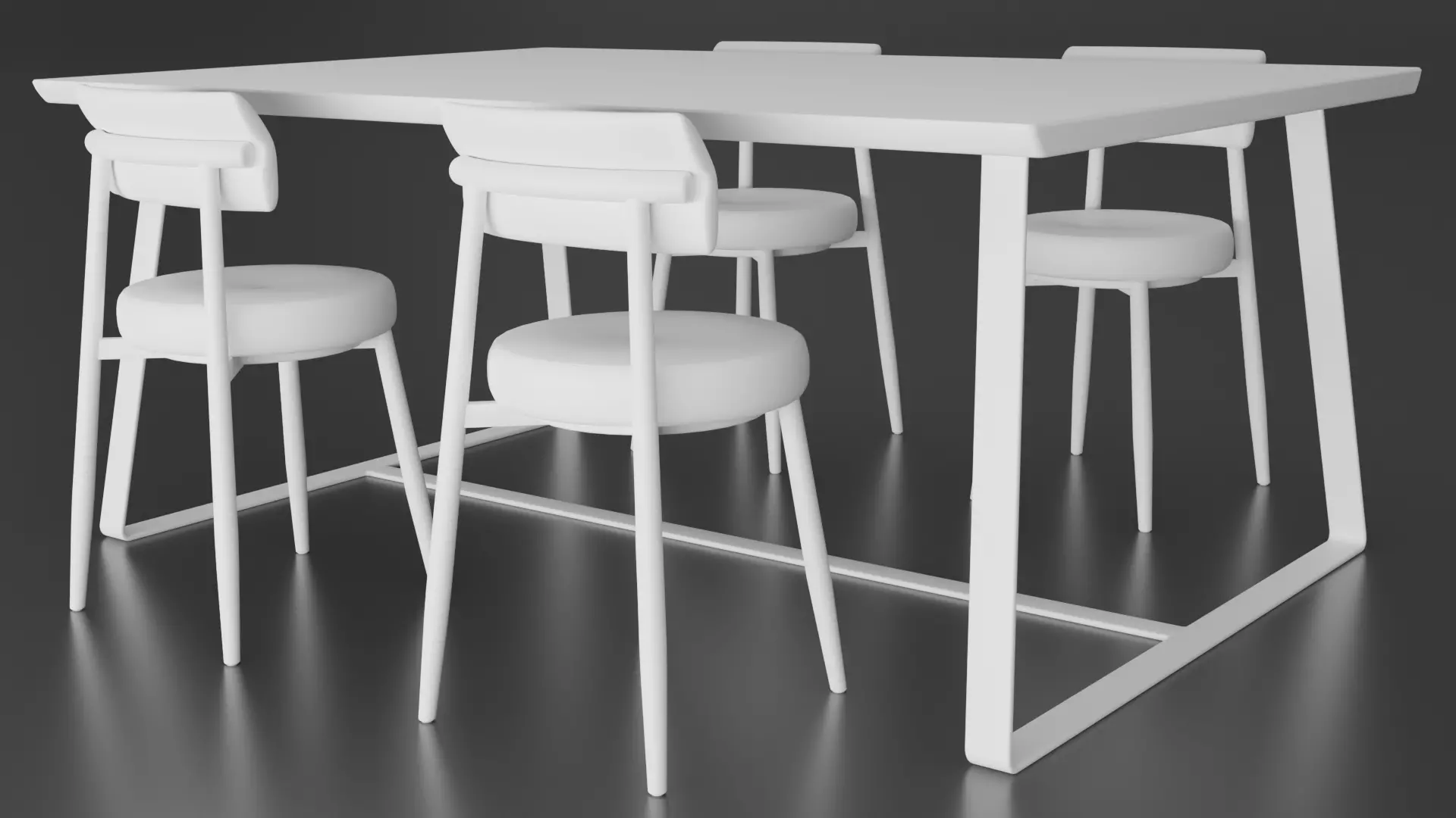 Y2 Dining Table 3D model_0