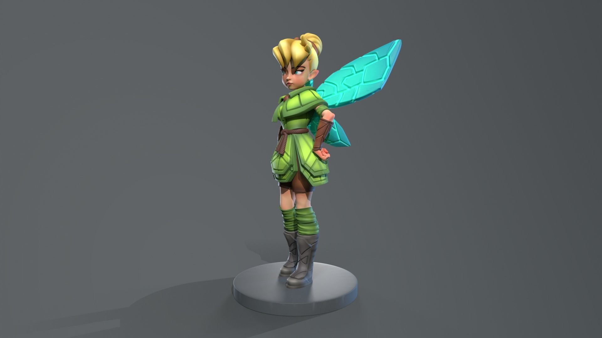 Lorcana Tinkerbell Giant Fairy 3D Print 3D print model_2