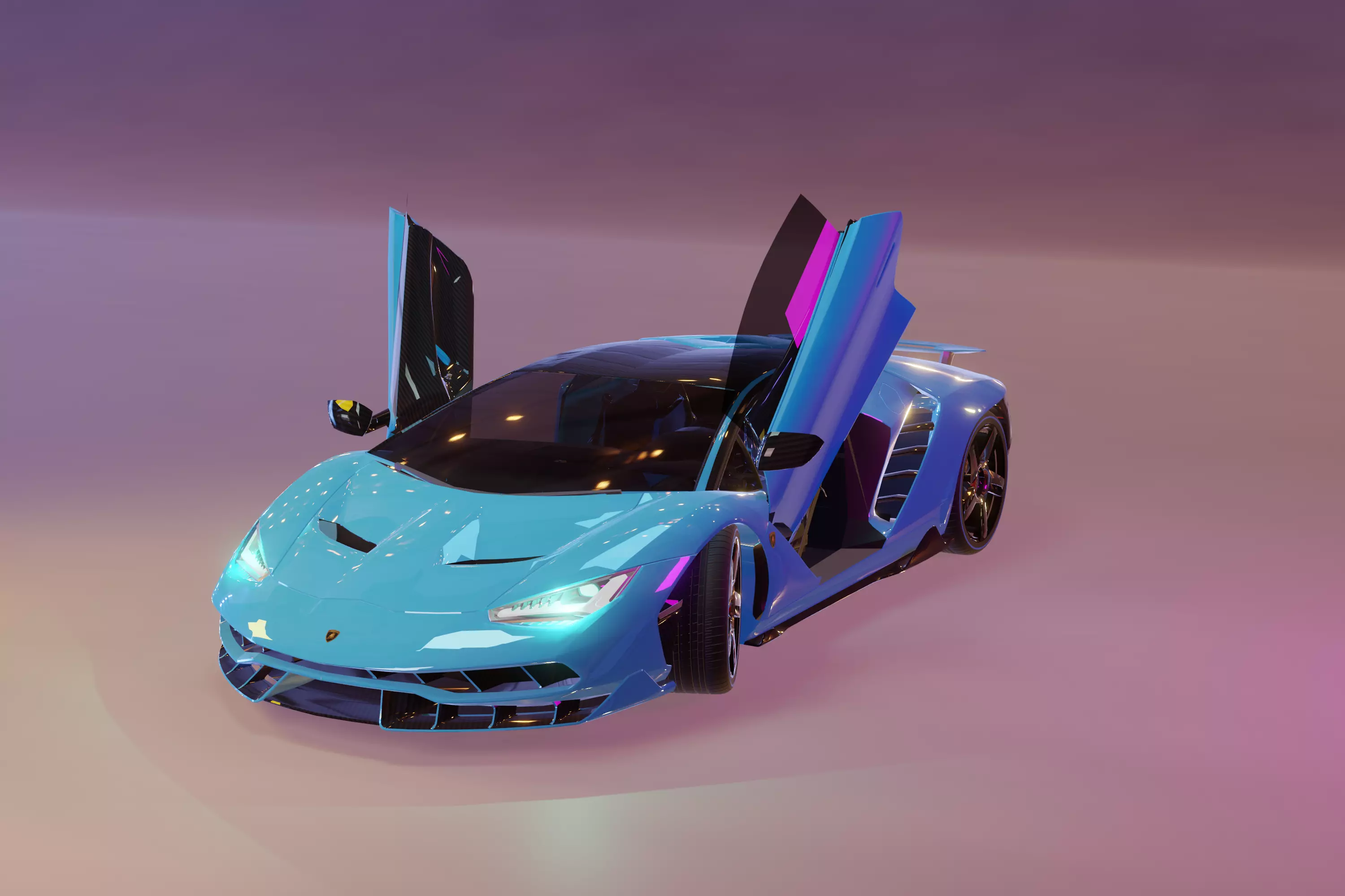 Car 3D Blender File 3D model 3D model_0