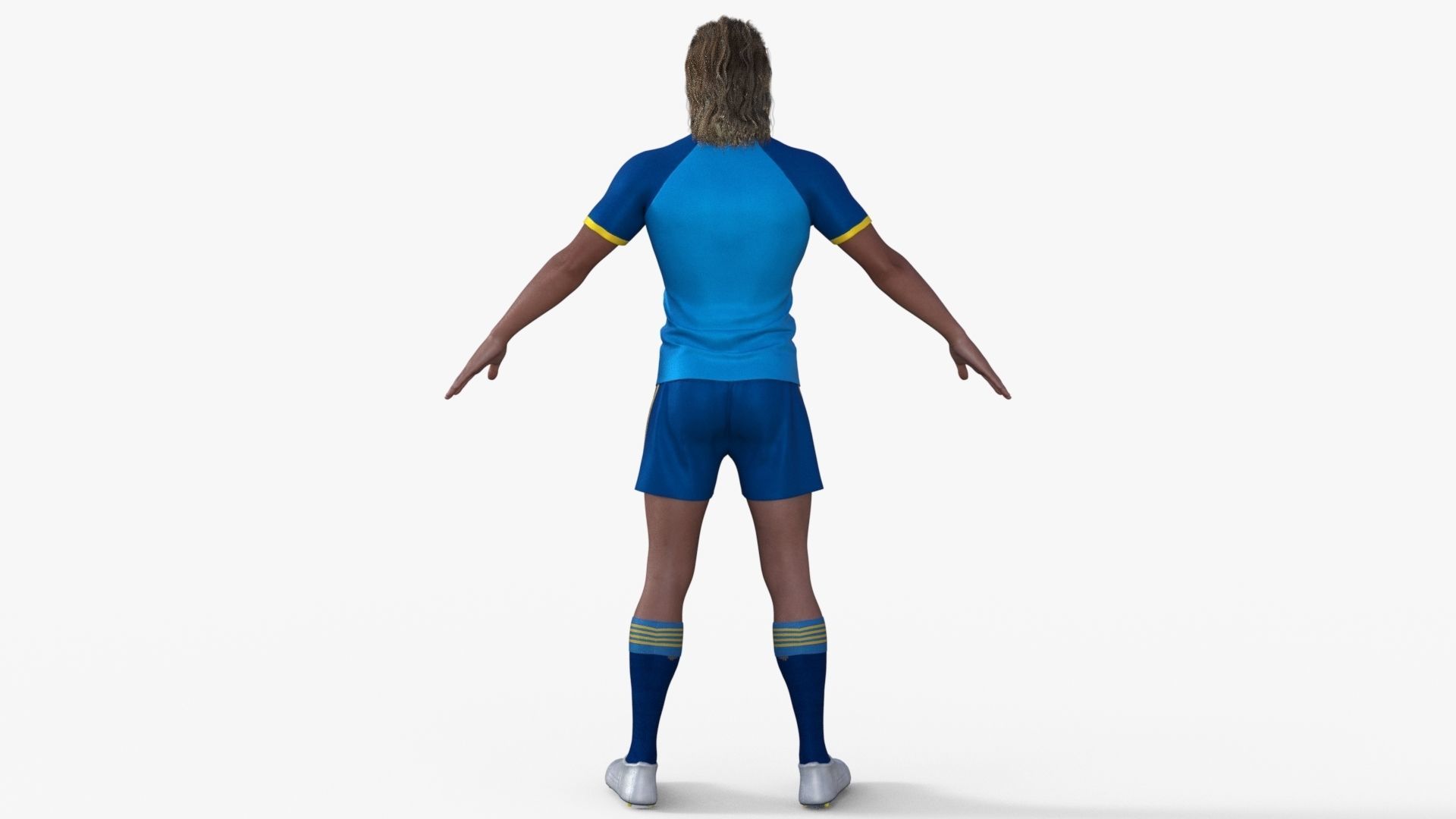 Realistic Football Player 3D model_23