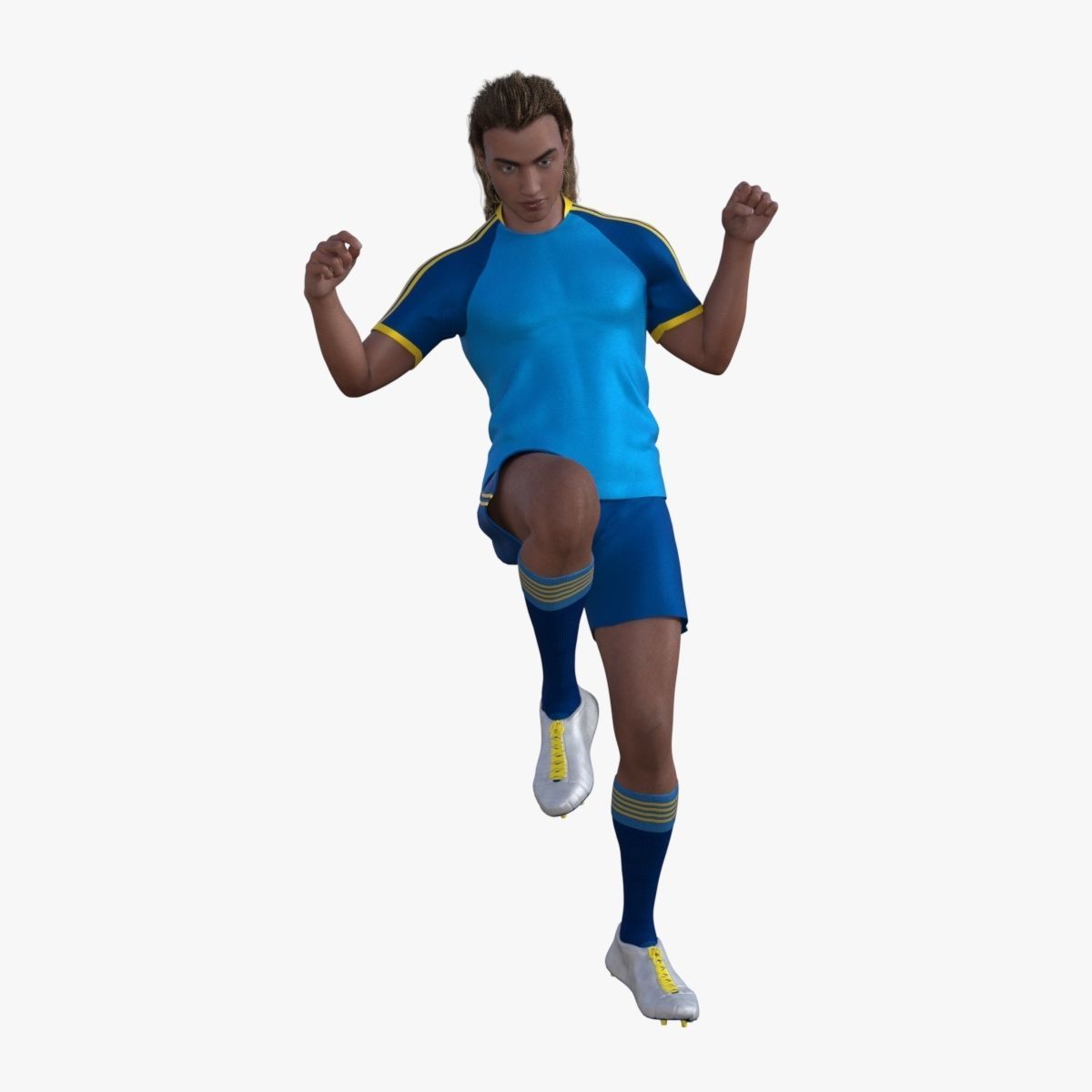Realistic Football Player 3D model_14