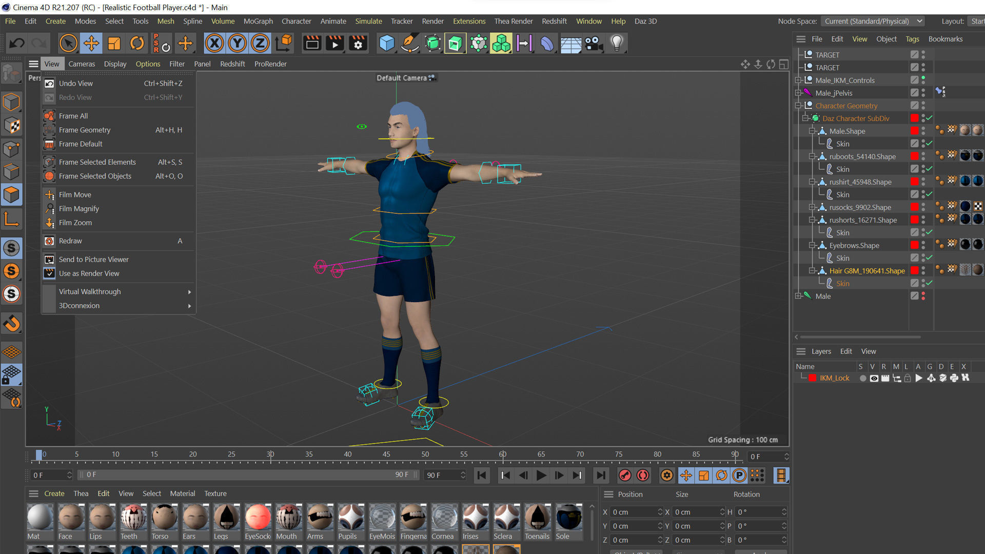 Realistic Football Player 3D model_34