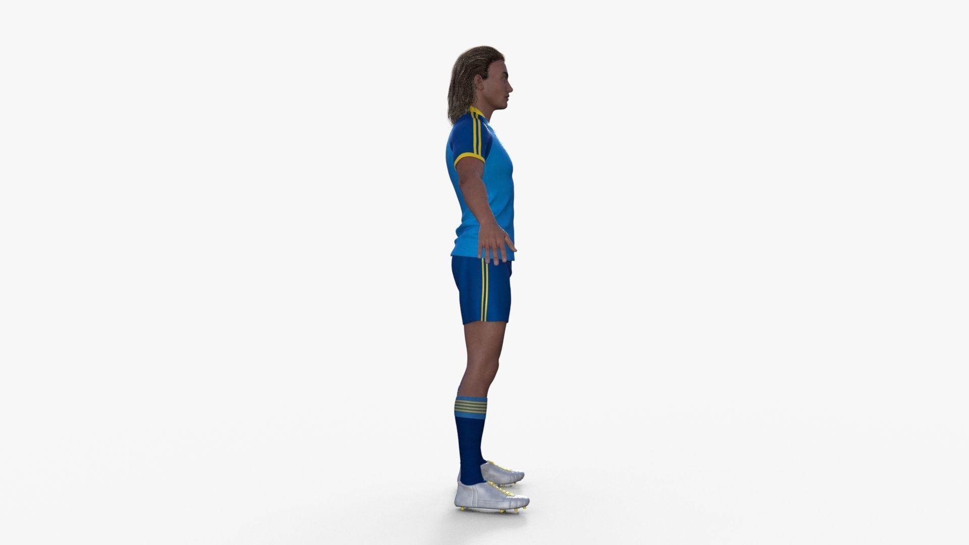 Realistic Football Player 3D model_27