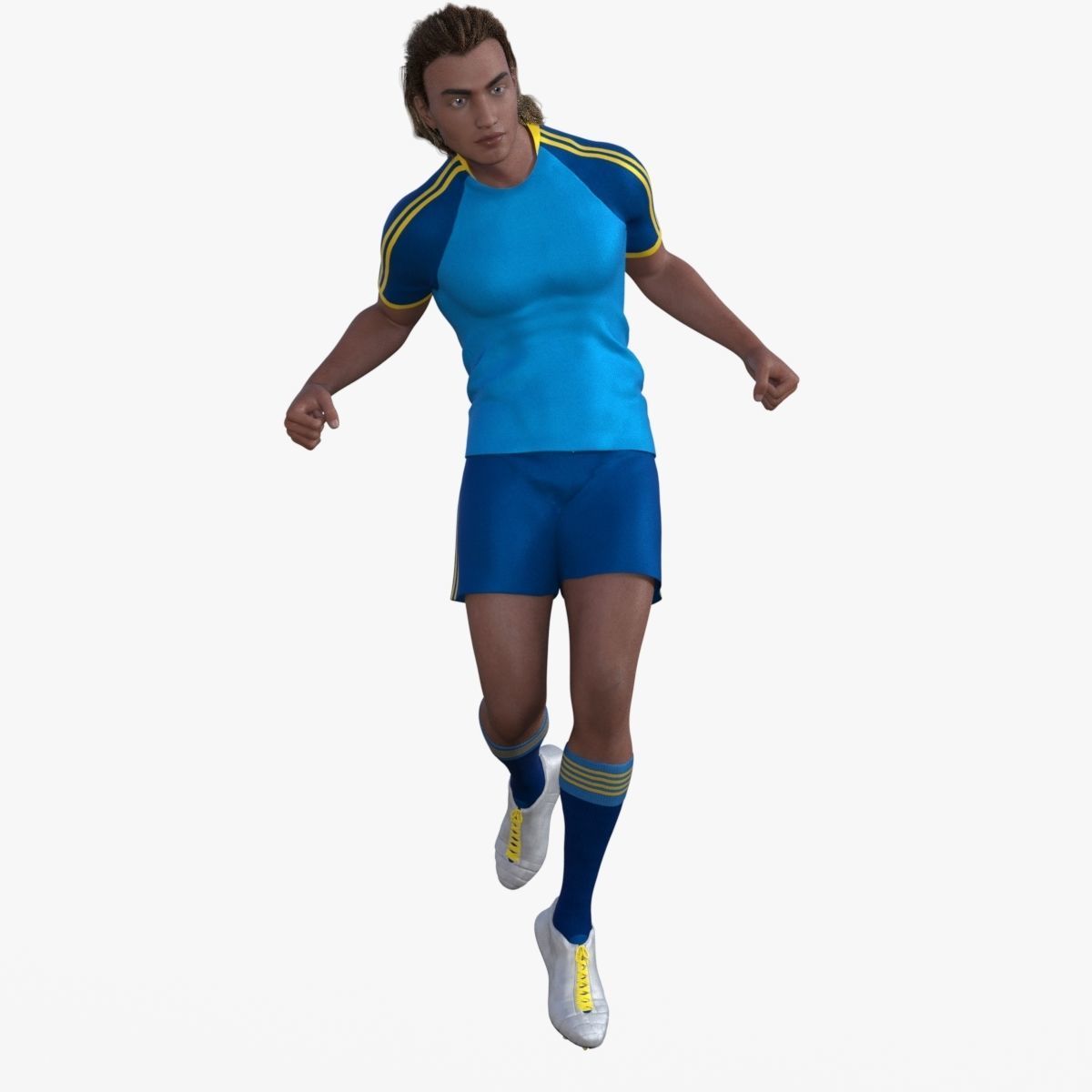Realistic Football Player 3D model_18