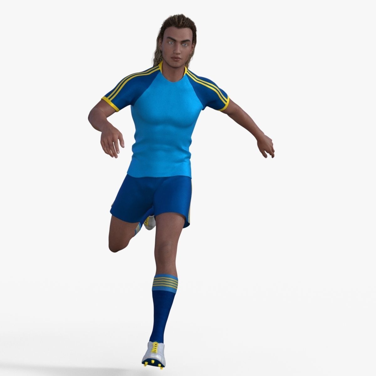 Realistic Football Player 3D model_15