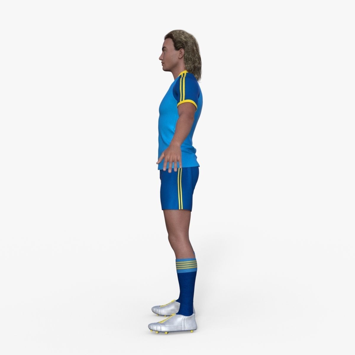 Realistic Football Player 3D model_10
