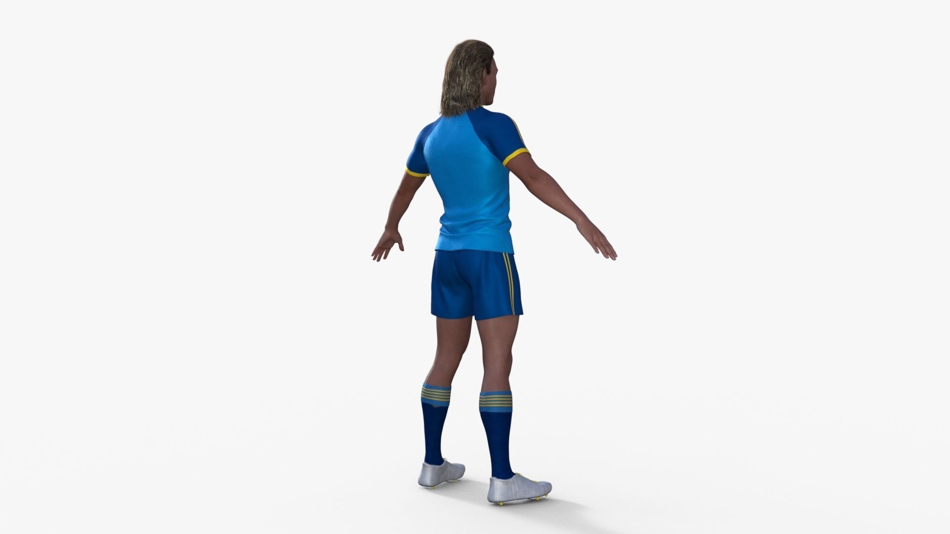 Realistic Football Player 3D model_24