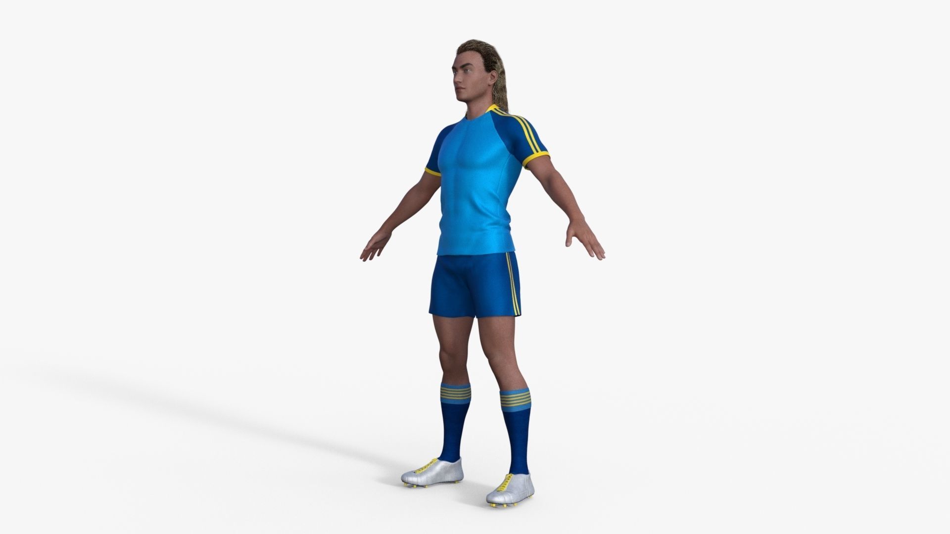 Realistic Football Player 3D model_31