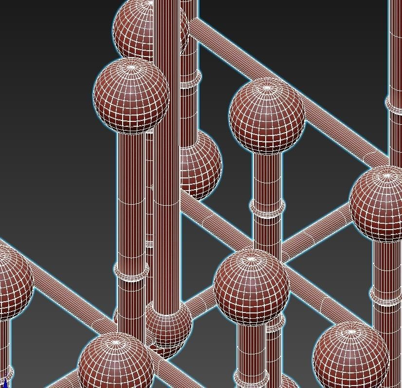 Meurice Linear Chandelier 3D model_6