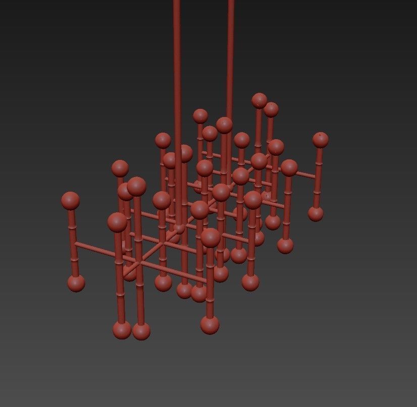 Meurice Linear Chandelier 3D model_3