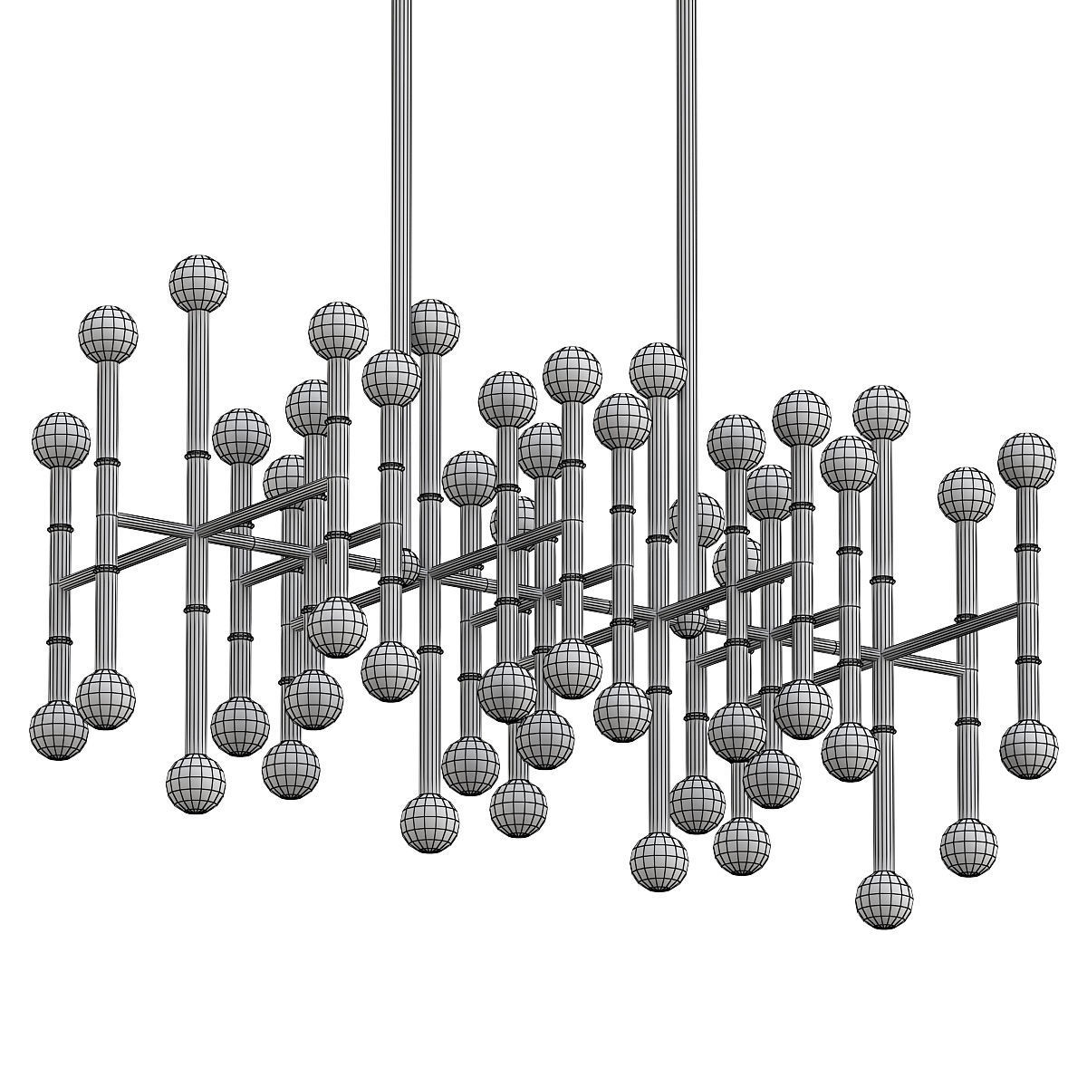 Meurice Linear Chandelier 3D model_2