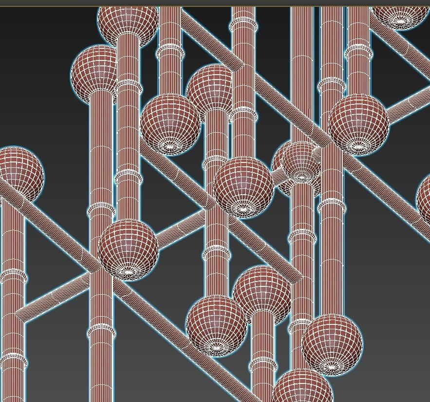 Meurice Linear Chandelier 3D model_7