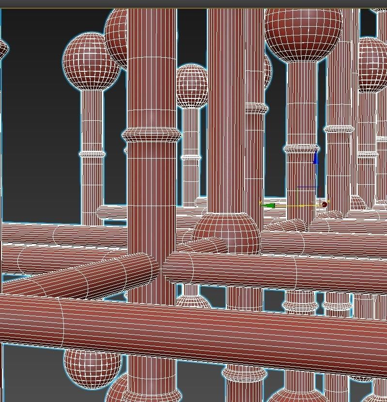 Meurice Linear Chandelier 3D model_8