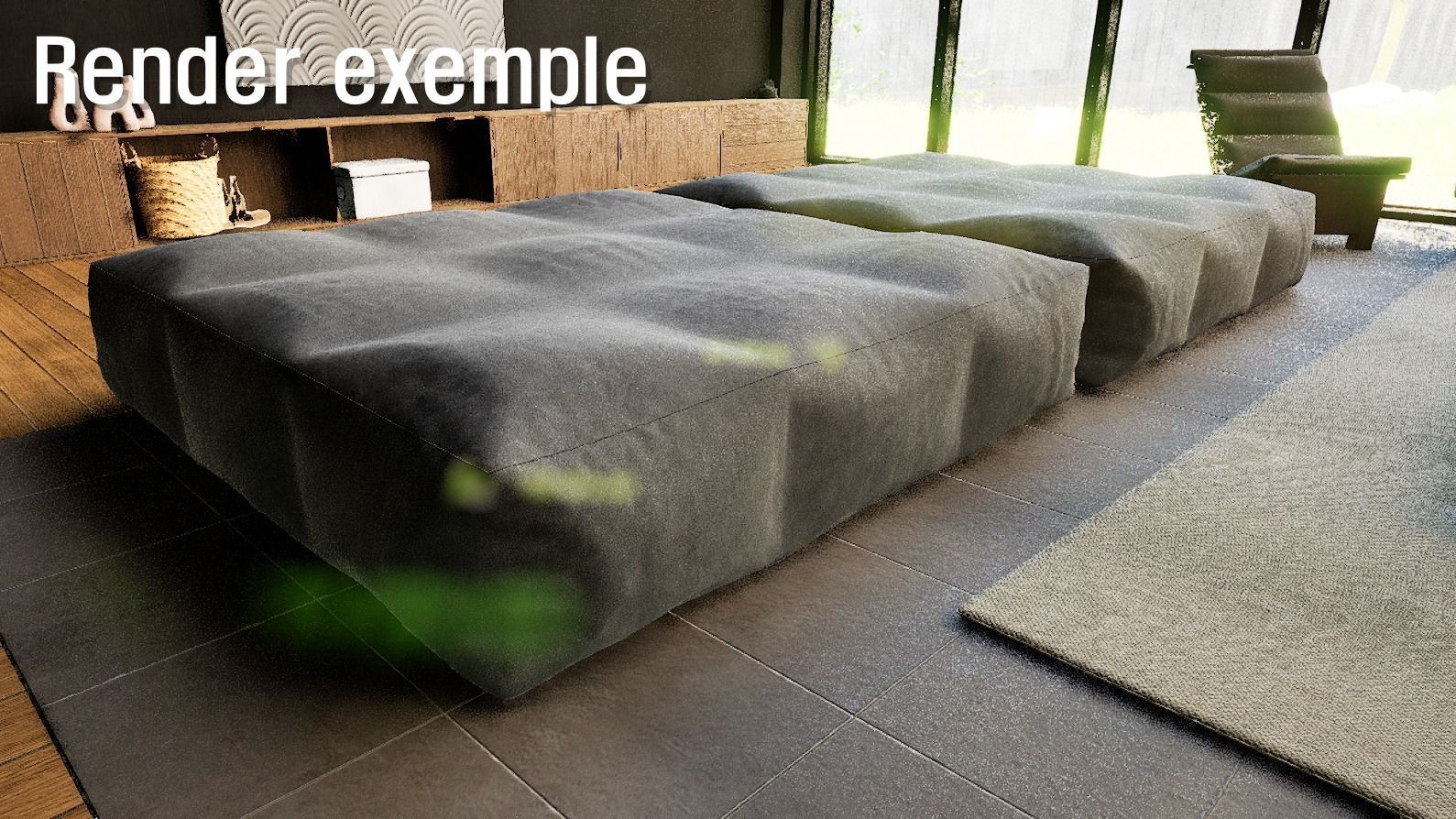 Y2 Sofa 2 Free 3D model_9