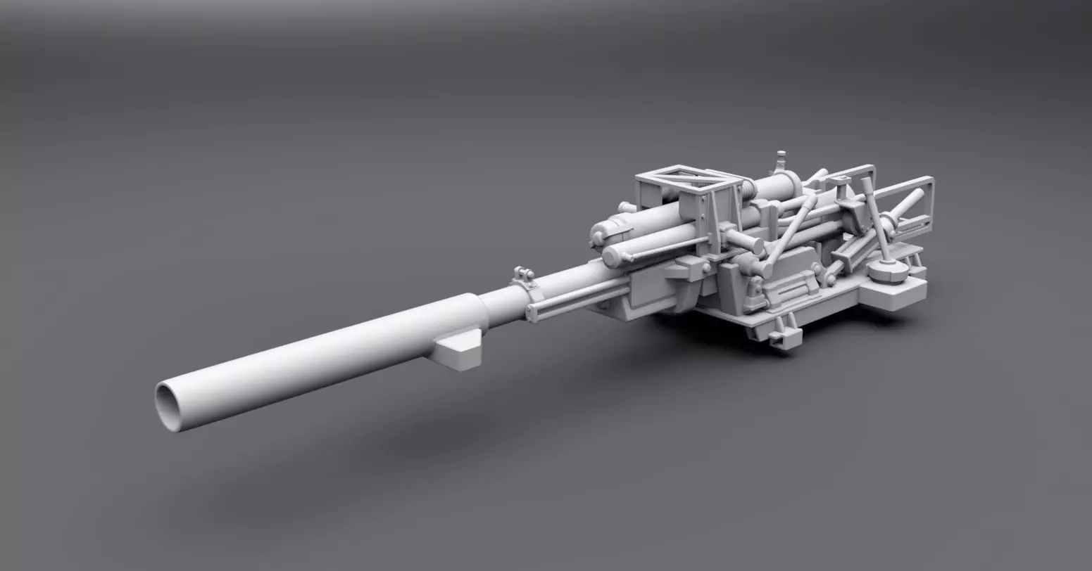 M102 for AC130 scale model 3D print model