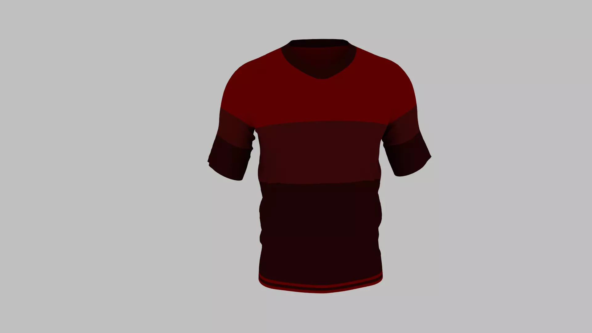T-shirt Low-poly 3D model_0