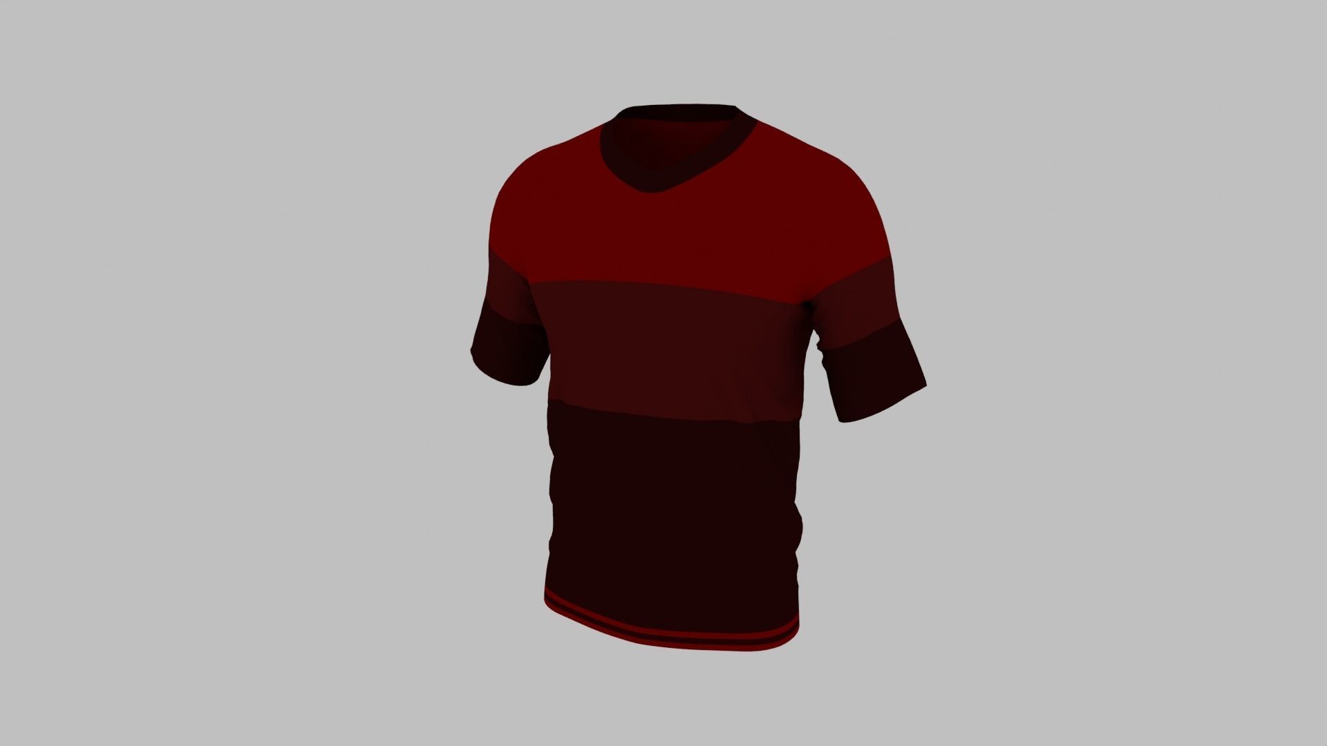 T-shirt Low-poly 3D model_2