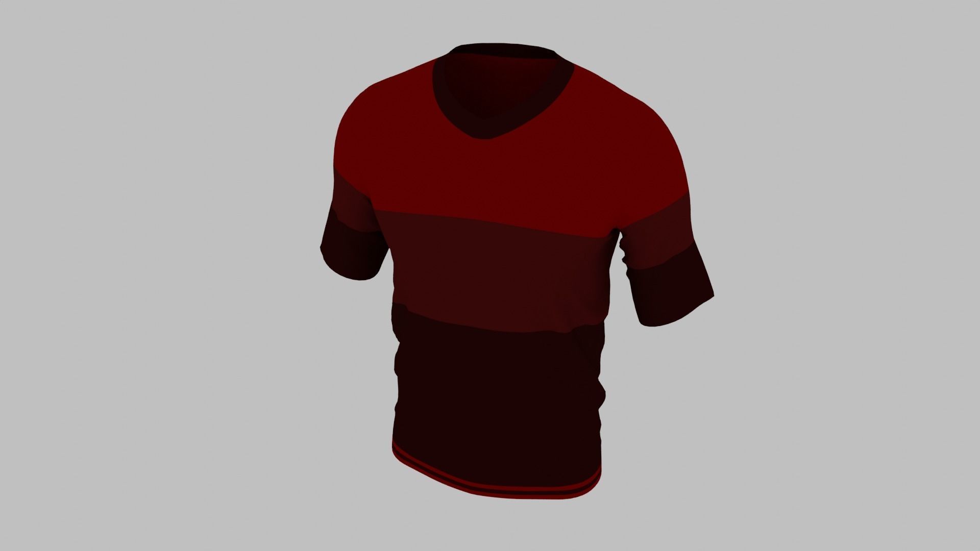 T-shirt Low-poly 3D model_7