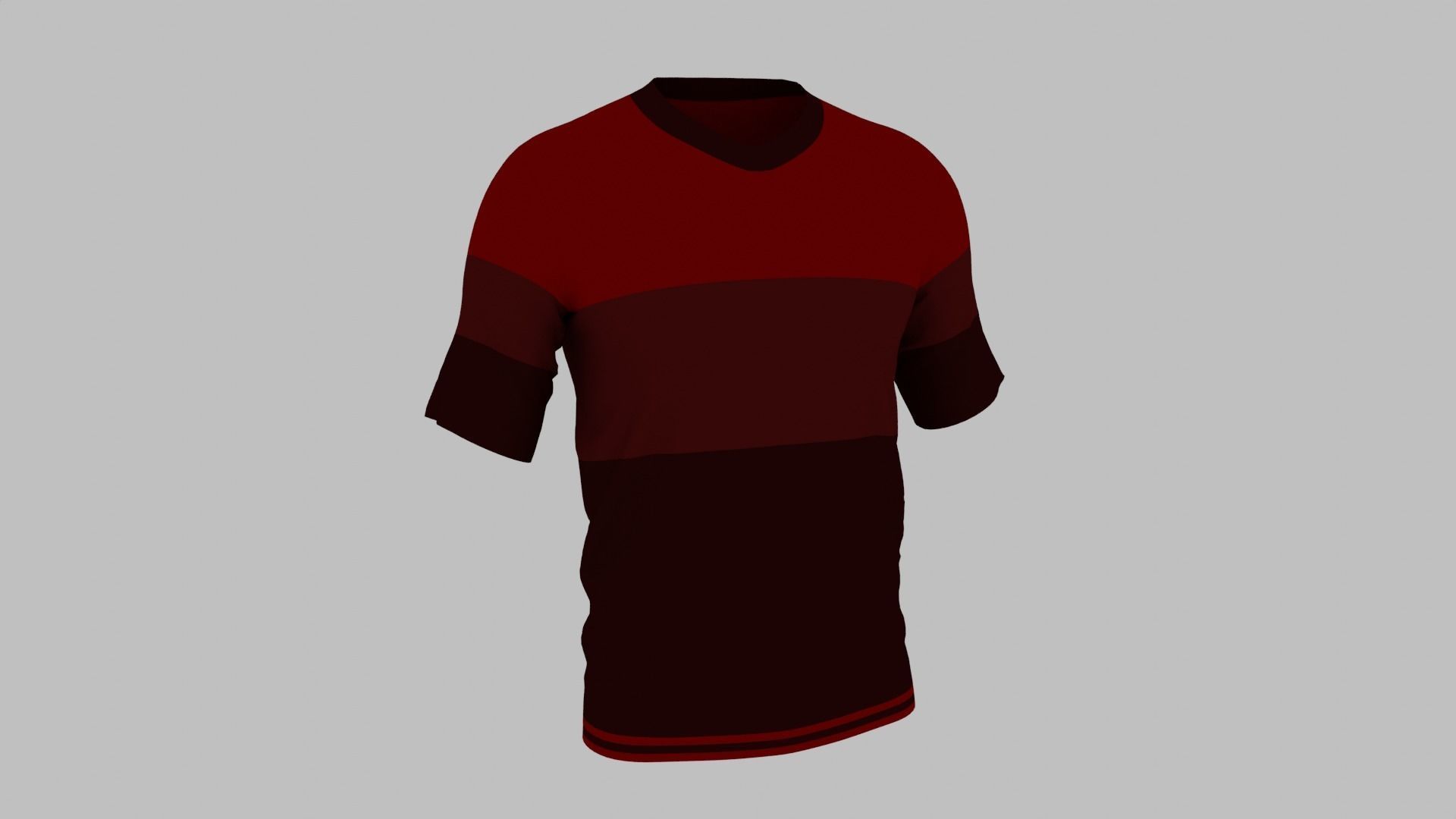 T-shirt Low-poly 3D model_9